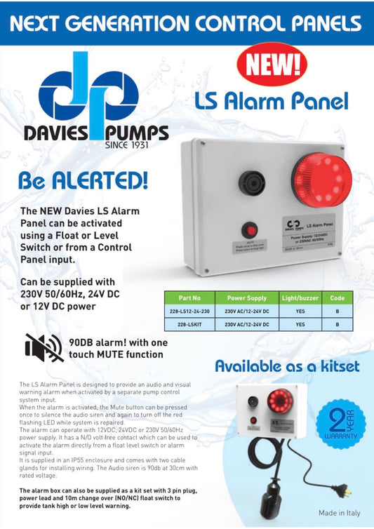 Davies High Level Liquid Monitoring Alarm