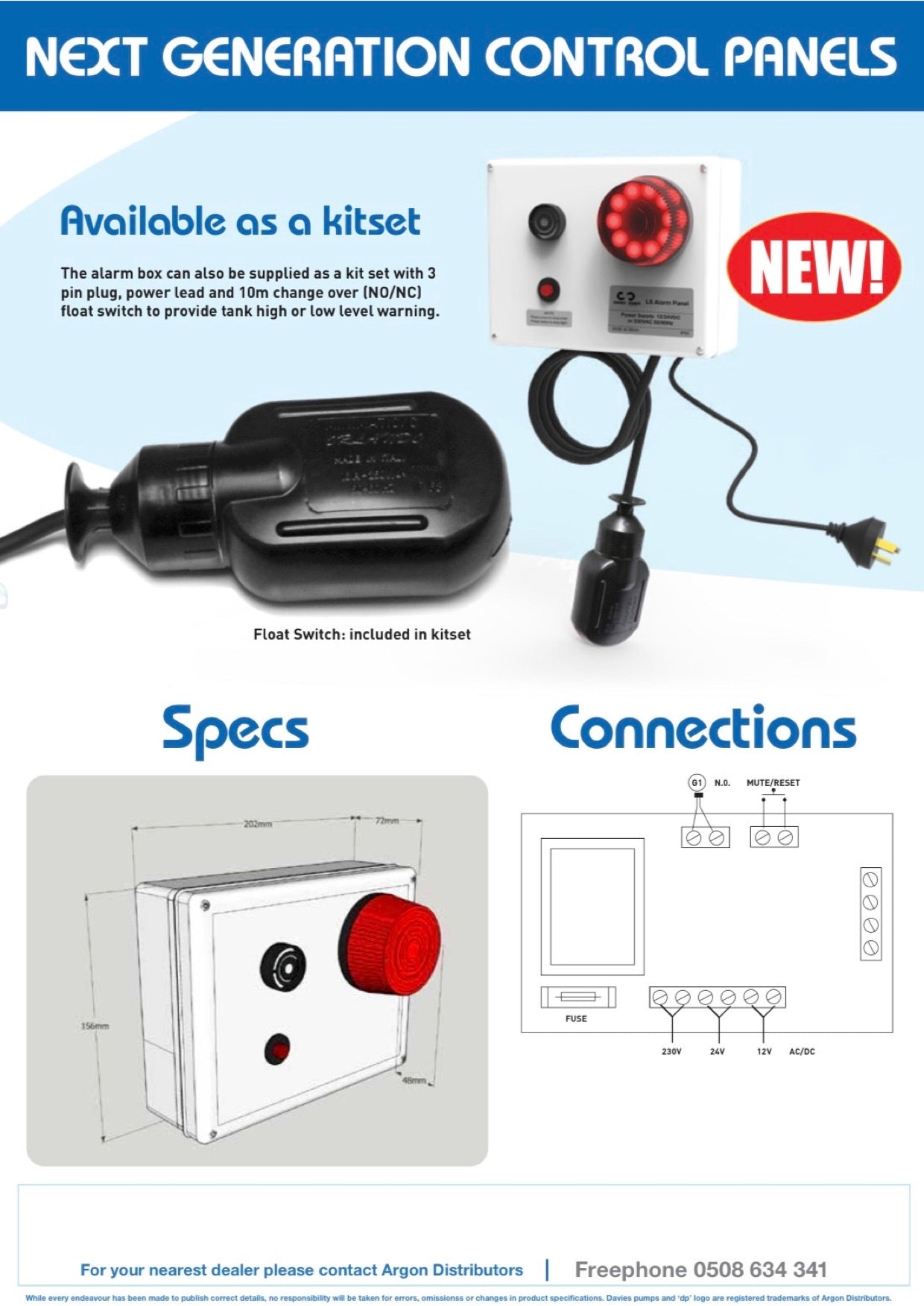 Davies High Level Liquid Monitoring Alarm